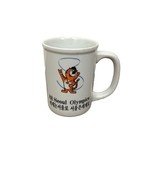 Vintage Seoul Korea Olympic OB Beer Mug Stein Cup Olympics Hodori Flag - $20.00