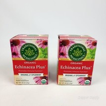 (Lot Of 2) Traditional Medicinals Herbal Tea Echinacea Plus Exp 08/25 New - £13.15 GBP