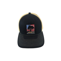 AG AMERICA Richardson Truckers Mesh Back Snap Back Hat Cap American Flag - £11.46 GBP