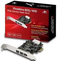 Vantec 2+1 FireWire 800/400 PCIe Combo Host Card (UGT-FW210) - £71.92 GBP