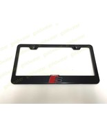 3D Black S Sport Emblem Black Powder Coated Metal Steel License Frame Au... - $33.18 CAD