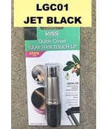 KISS COLORS QUICK COVER GRAY HAIR TOUCH UP LGC01 JET BLACK STICK TYPE - £3.69 GBP