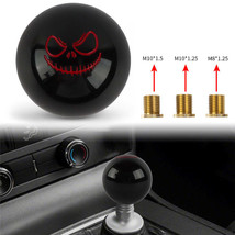 BRAND NEW JDM Ghost Smile Face Ball Black Manual Gear Stick Shift Knob Shifter U - £12.49 GBP