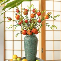 Set of 2 Artificial Pomegranate Stems, 26 Inches Each - £19.97 GBP