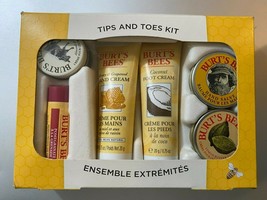 Burt&#39;s Bees Tips and Toes Kit 6 Pieces for Hands, Feet (and a lip balm) - £5.80 GBP