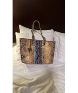 Badgley Mischka Snakeskin Tote Bag - $90.00