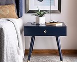 Safavieh Home Levinson Mid-Century Modern Navy and Gold Cap 1-drawer End... - $266.99
