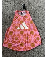Adidas X Farm Rio Pink Orange Pull Over Atheisure Tank Loose Fit Size Large - $750.02 MXN