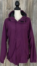 HUNTWORTH Jacket Womens Large &quot;Purplish&quot; Pink Polyester Large Pocket On The Back - £17.88 GBP