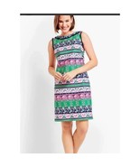 Talbots Women’s Sleeveless Fringe Trim Sheath Dress Size 8 Petite - $557.91 MXN