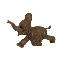 TUSKY the Elephant Rempel Toys Latex Rubber Vintage Brown Rubber Baby Ears Move - £15.75 GBP