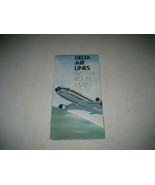 Vintage Delta Airlines System Route Map 1978 - €9,45 EUR