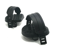 Sunlite Flat Form Stationary Exerciser Bike Pedals 9/16` with Straps - $54.99