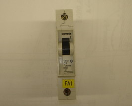 Siemens 1 Pole Circuit Breaker 5SX21 C4 - $6.84 CAD