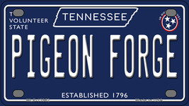 Pigeon Forge Tennessee Blue Novelty Mini Metal License Plate - £11.77 GBP
