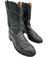 Justin women&#39;s Steel Grey Leather Roper Western Cowboy Boots L3056 size 7 B - €31,72 EUR