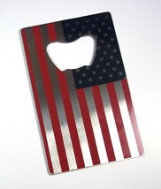 American Flag square metal bottle opener NEW - £4.53 GBP