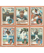 1982 1983 Topps San Francisco Giants Team Lot 26 Frank Robinson Joe Morgan  - $4.99