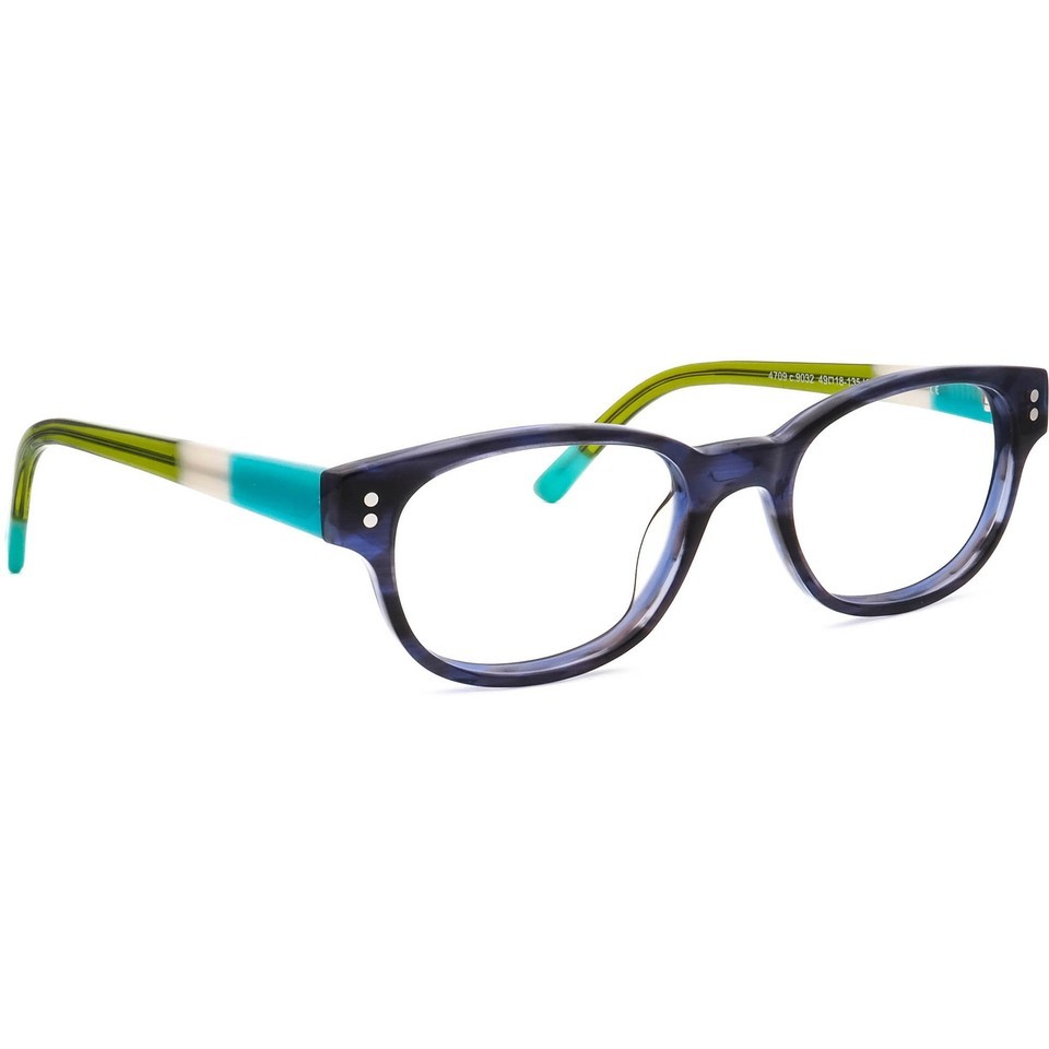 Prodesign Denmark Eyeglasses 4709 c.9032 Blue Havana Square Frame 49[]18... - $69.99