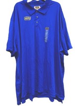 Foundry Performance Active Polo Shirt Mens 5XL Exotic Blue Pima Cotton - $24.75