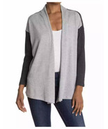 New Bobeau Nordstrom Women’s Open Front Waffle Knit Cardigan MEDIUM Gray - $15.84