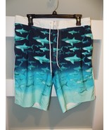 George Above Knee Shark E-Board Swim Shorts Size M (32/34) Men&#39;s - $17.80