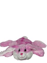 MTY International Laying Easter Bunny Pink White Plush Stuffed Animal 2020 28&quot; - £31.20 GBP