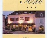 Hotel Restaurant De La Poste Daniel Doucet Charolles France Michelin Star  - £14.17 GBP