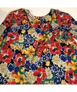 Alfred Dunner Vintage Women’s Top Blouse 20w Hawaiian Style Sh4 - £10.11 GBP