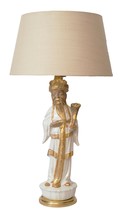Grand Classique Maison de Campagne Lampe &quot; Shogun &quot; Chine Figurine Céram... - $323.07