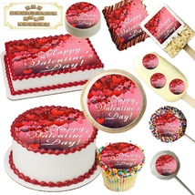 Heart Strings Valentine&#39;s Day Edible Toppers ~ Many Sizes To Choose From! - £9.39 GBP