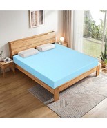 King size 3-inch Thick Gel-Infused Air Foam Mattress Topper in Light Blue - €177,52 EUR