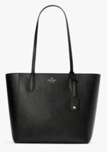 Kate Spade Dana Tote Saffiano Black KB617 Bag Charm NWT Purse $359 Retail FS - £97.32 GBP