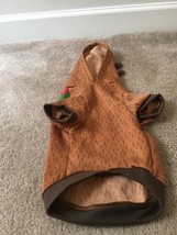  1 Pc Rudolph The Red Nosed Reindeer Dog Pet Cat Hoodie Sweatshirt Size Medium  - £25.54 GBP