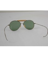 Antique Vintage Aviator style sunglasses wire frame heavy wear GENUINE O... - €42,79 EUR