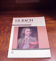 Johan Sebastian Bach Inventions and Sinfonias Song Book, 606 - £7.82 GBP