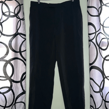 Haggar flat front black dress slacks size 36 x 30 - £9.40 GBP