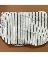 Ralph Lauren Tamarind Jonquil Twin Fitted Sheet Blue Striped Cotton Bedd... - $17.82