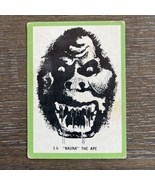 1963 Rosan Terror Famous Monsters Series Card “Kauna” The Ape #56 GREEN A - £36.62 GBP