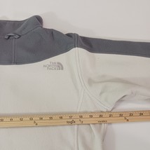 The North Face Full Zip Jacket Women's Size Small White/Gray Zip Pockets AUE3 image 6