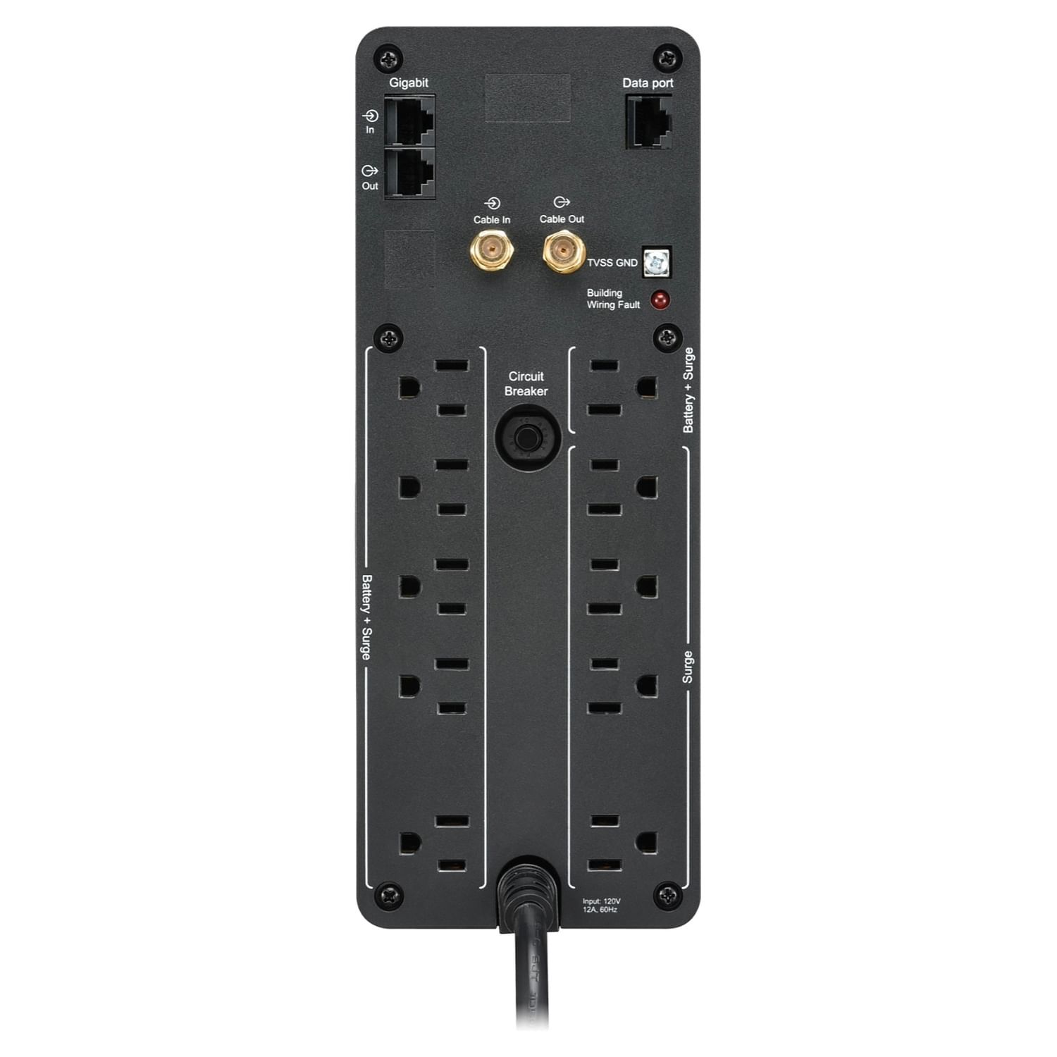APC BR1500MS2 Back-UPS Pro 10-Outlet/2-USB 1,500-Volt-Ampere Battery Back-Up and Item image 2