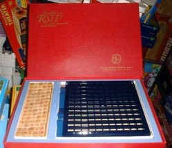 RSVP--VINTAGE BOARD GAME WITH WOODEN CUBES - £17.30 GBP