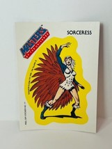 Masters of Universe trading card sticker He-Man 1984 Mattel puzzle Sorceress vtg - £15.49 GBP