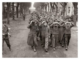 German Pow Soldiers Captured At Friedrichsfeld Germany WW2 Wwii 8X10 Photo - £6.67 GBP