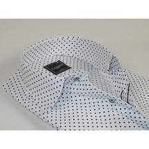Mens Shirt Hankie CASILA Turkey Cotton Blend 501920-09 navy Polka Dots image 3