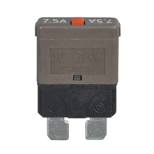 Manual Reset Standard Blade Circuit Breaker - 7.5A - $34.97