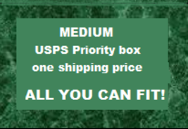 ALL YOU CAN FIT - MEDIUM USPS PRIORITY FIXED RATE BOX - £0.00 GBP