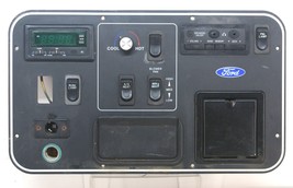 Ford Heavy Duty Truck Dash Panel w/HVAC &amp; Radio Controls OEM 8640 - $111.86