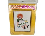 Sunset Designs Carrot Top Girl Rag Doll Crewel Embroidery Vintage Stitch... - $18.46