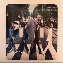Beatles Abby Road Metal  Light Switch Plate Rock&amp;roll Double Toggle - £7.28 GBP